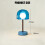 Smooth Rechargeable Desk Lamp With Adjustable Intensity-Blue 4
