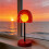 Smooth Rechargeable Desk Lamp With Adjustable Intensity-Blue 7