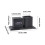 USB Operated Desk Clock Having Storage For Writing-Black 4