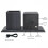 USB Operated Desk Clock Having Storage For Writing-Black 5