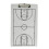 Board Dry Erase Coaching Board Double Sided Design Strategy Board Whiteboard for Basketball 8