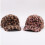 Winter Plush Baseball Cap with Leopard Pattern Adjustable-6 4