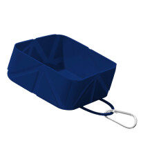 Faltbarer tragbarer Napf für Katzen und Hunde,-Marineblau 500 ml