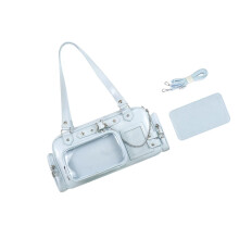 Für Cosplay-Fans PU-Lederhandtasche, verschleißfest,-Blau