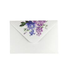 Pack of 100 Elegant Floral Envelopes Handmade for-100 piece set