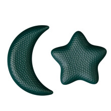 2PCS Ramadans Serving Tray for Home Decorations-dark green L