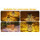2Pcs Solar Light Replacement Top LED Solar Panel Lantern Lid for Outdoor Hanging Lanterns IP65 Waterproof 3