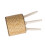 Wicker Pattern Plant Holder Container With-515A yellow 1