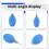 1Set Pottery Tools Supplies Ceramic Precision Applicator 3 Ounce Set Applicator Tips () 1