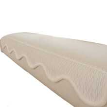 Cremefarbene, ergonomische Sofamatte mit-90x120cm Weiß