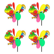 4pack Animal Windmills Colorful Outdoor Garden Decoration-08