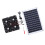 14inch Solar Panel Powered Fan Waterproof Air Extractor Solar 1