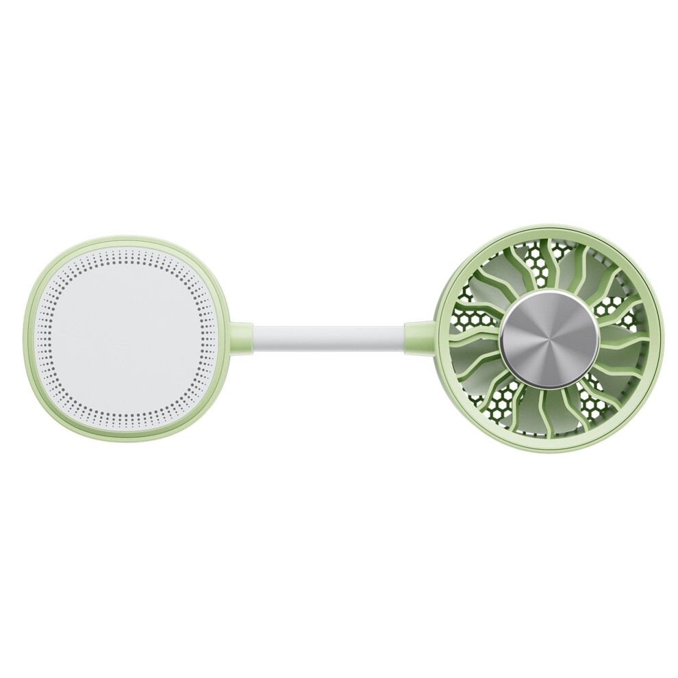 Collapsing Handheld Fan With 5 Hour Runtime And Type C-Green 7696001891957