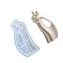 Hugging Couple Statue Silicone Molds Multipurpose Silicone-3