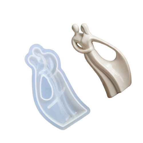 Hugging Couple Statue Silicone Molds Multipurpose Silicone-3