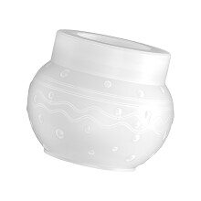 Silicone Fish Bowl Mold Container Mold for Cement-pattern 2