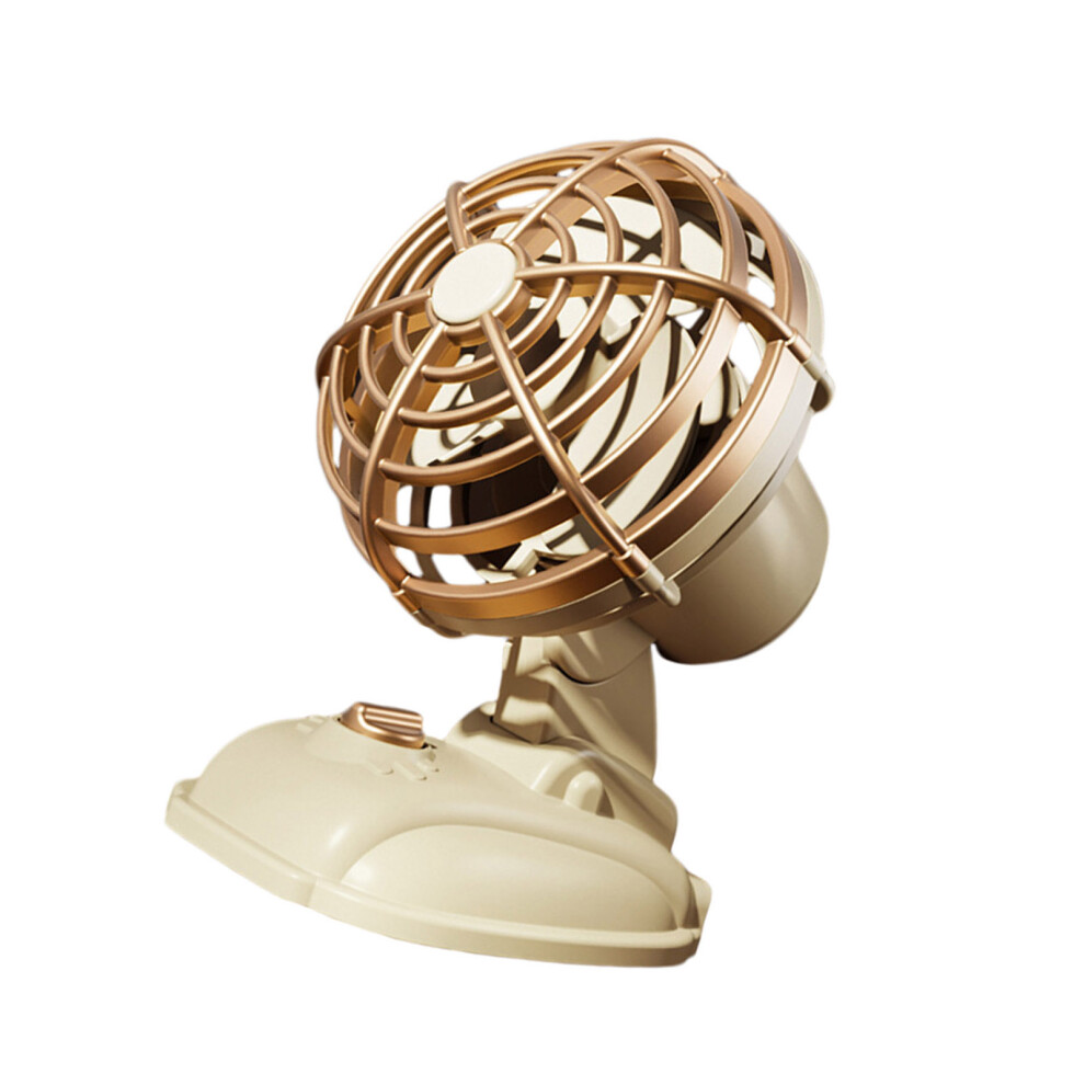 Portable Desk Fan Rechargeable Portable Low Noise Dorm-Bronze 7696001890066