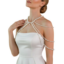 Stylish Long Pearls Arm Chain Jewelry Accessory Perfect For