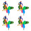 4PCS schöne Cartoon Tier Wind Spinner Haltbarkeit Garten-09 1