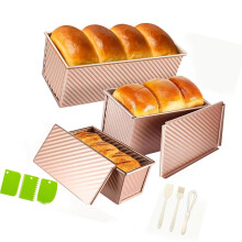 Sterke koolstofstalen broodvormcollectie 3 capaciteiten voor