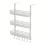 Sturdy 3 Level Refrigerator Mount Storage Unit In Black-White 1