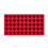 Efficient 6.35mm Hexagonal Bit Case With Secure Slots For-Red 1