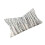 Tissu de polyester de couverture-Coussin lombaire noir 1