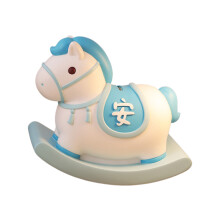 Tirelire cheval à bascule, petites banques d'épargne,-Bleu L