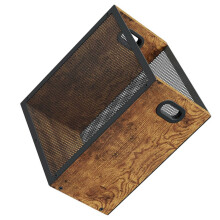 Waste Holder Perforated Steel Front And Functional Carry Handle