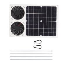 Solar Panel Powered Fan Air Extractors Cooling Ventilator Solar
