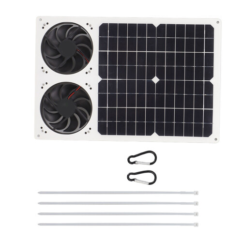 Solar Panel Powered Fan Air Extractors Cooling Ventilator Solar