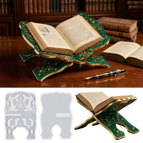 Unique DIY Resin Mold For Making Decorative Book Holders-MD3939 2
