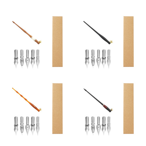 Dip-Pen-Halter und 5 austauschbare Spitzen-Set,-106 1