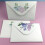 100 Pieces White Floral Pattern Envelopes High-50 piece set 2