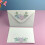 100 Pieces White Floral Pattern Envelopes High-50 piece set 6