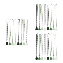 24Pcs Cultural Elegance Buddha Pendant Necklace for Sweater and Shirt