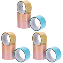 12Rolls Self-Adhesive Bright Color Colored Ball Tapes for Creative DIY