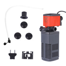 3Pcs Black Aquarium Water Pump with Aerator Filter for Fish Tank Use