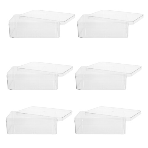 6Pcs Clear Plastic Dessert Cups for Tiramisu and Mousse Cake Display