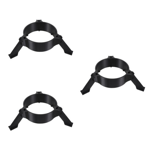 3St Zwarte Compacte Pijltubehouder Van Pet, Inklapbaar En