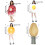 Omelett/Kartoffel/Donuts Kostüm Gemüse Outfit Essen-Orangen 4