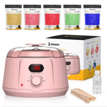 Bolusso Rozen Waxverwarmers - Instelbare temperatuur - Snelle en gelijkmatige verwarming - Compact voor thuisgebruik