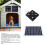 14inch Solar Panel Powered Fan Waterproof Air Extractor Solar 5
