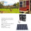 14inch Solar Panel Powered Fan Waterproof Air Extractor Solar 6