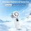 Powerful 3000mAh Rechargeable Fan 100 stream Adjustment 7