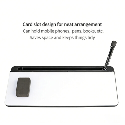 Wipeable Reminder Panel With Storage Area Perfect For-White 1