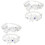 2Sets Trouwbloem Kousenbanden Elastisch En Chic Bruid 2