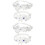 2Sets Trouwbloem Kousenbanden Elastisch En Chic Bruid 4