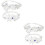 2Sets Trouwbloem Kousenbanden Elastisch En Chic Bruid 5