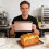 Strong Carbon Steel Bread Pan Set 3 procedures constructed For 4